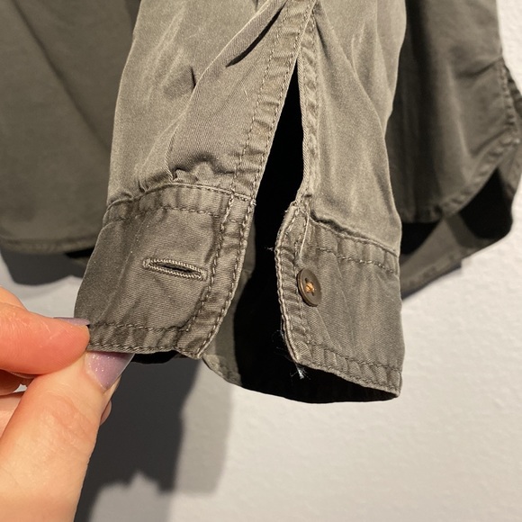 🆕WOT Sonoma Button down, deep army green XL - Picture 7 of 13